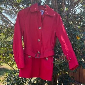 GAP  Red Trench Coat